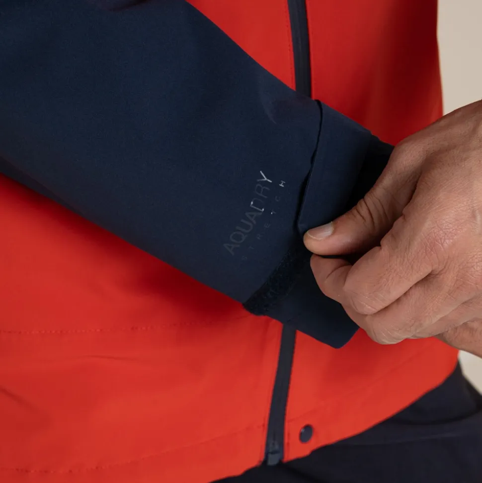 Men's Maris 2.5L Stretch Waterproof Jacket | Blue Navy / Pimento Red