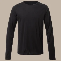 Men's Merino Crew Neck Long Sleeved Baselayer II | Black