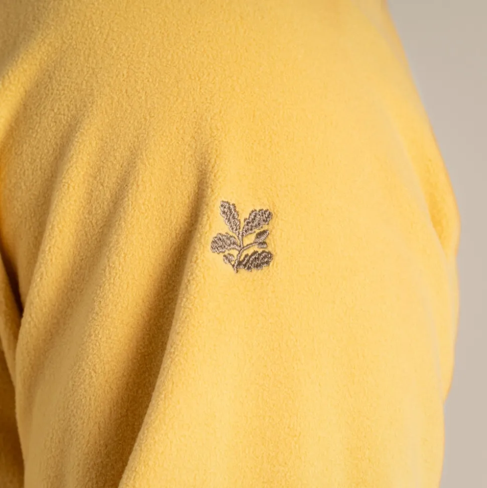 Men's National Trust Corey II Half Zip Fleece | Indian Yellow