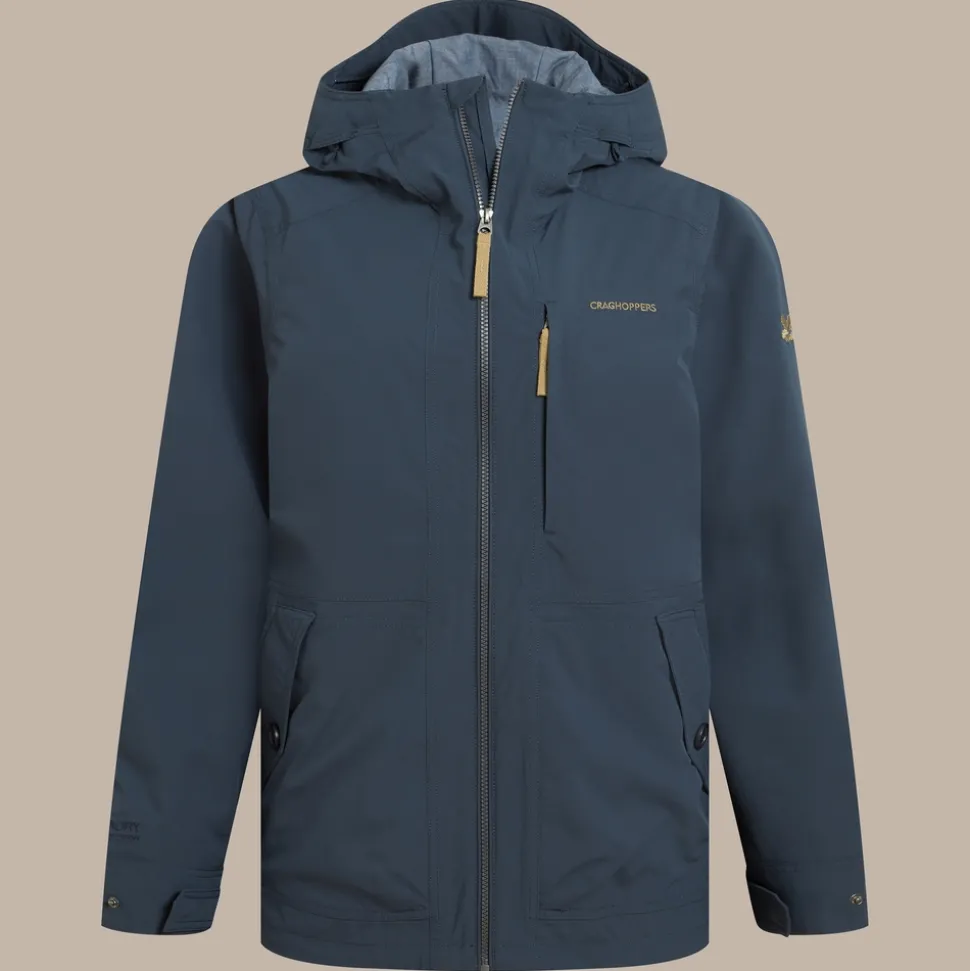 Men's National Trust Fairbrook Waterproof Jacket | Blue Stone