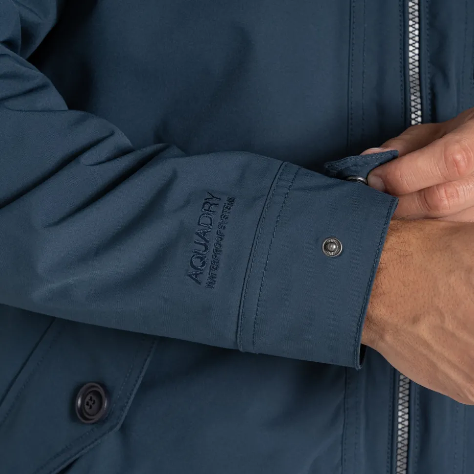 Men's National Trust Fairbrook Waterproof Jacket | Blue Stone
