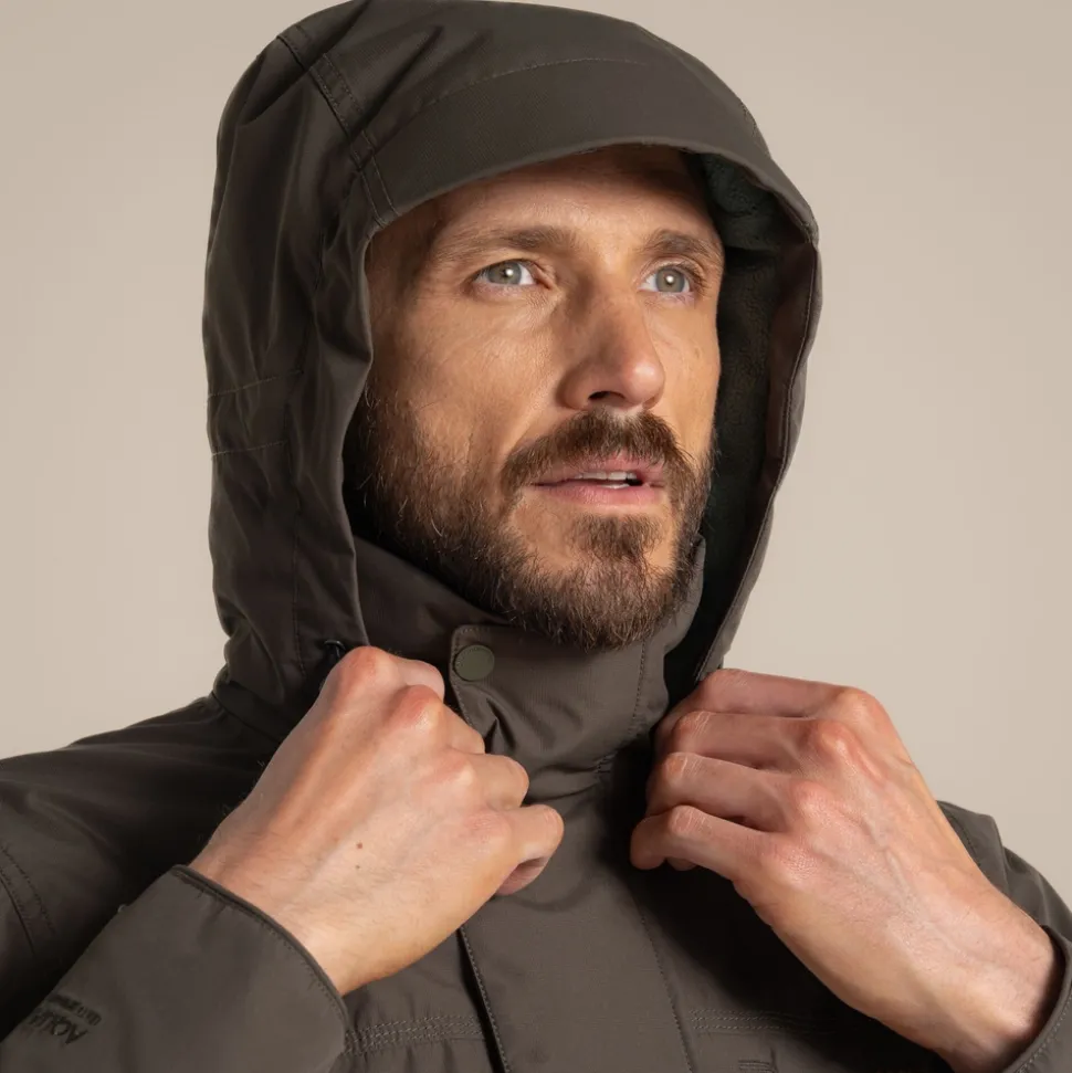 Men's National Trust Padley Waterproof Jacket | Woodland Green