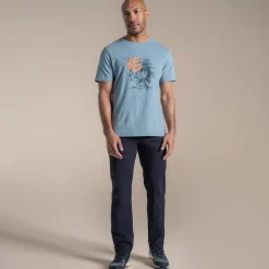 Men's National Trust Sabden Short Sleeved T-Shirt | Morning Fog