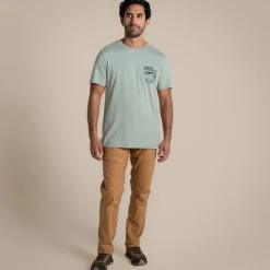Men's National Trust Sabden Short Sleeved T-Shirt | Soft Sage