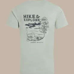 Men's National Trust Sabden Short Sleeved T-Shirt | Soft Sage