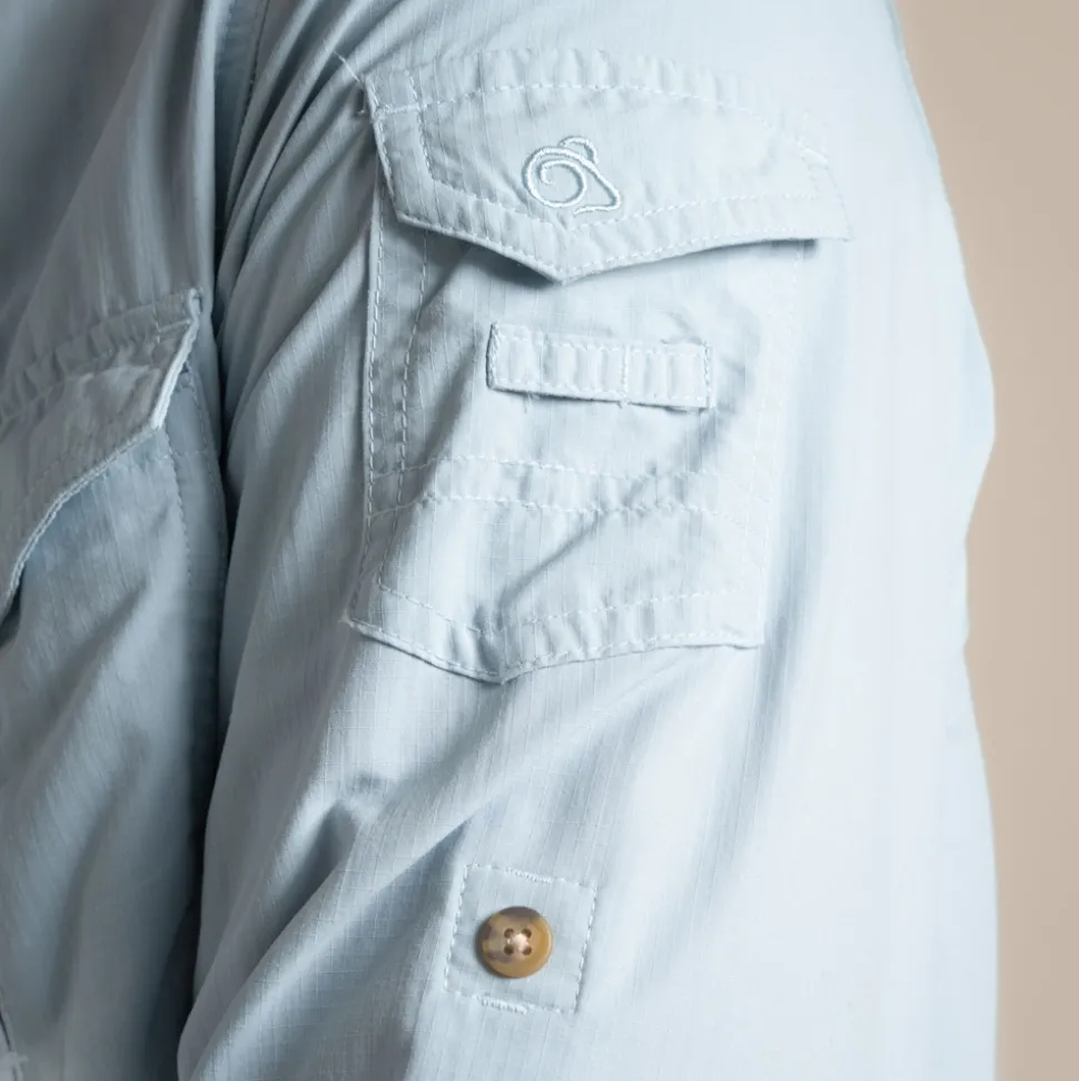 Men's NosiLife Adventure Long Sleeved Shirt III | Niagara Blue