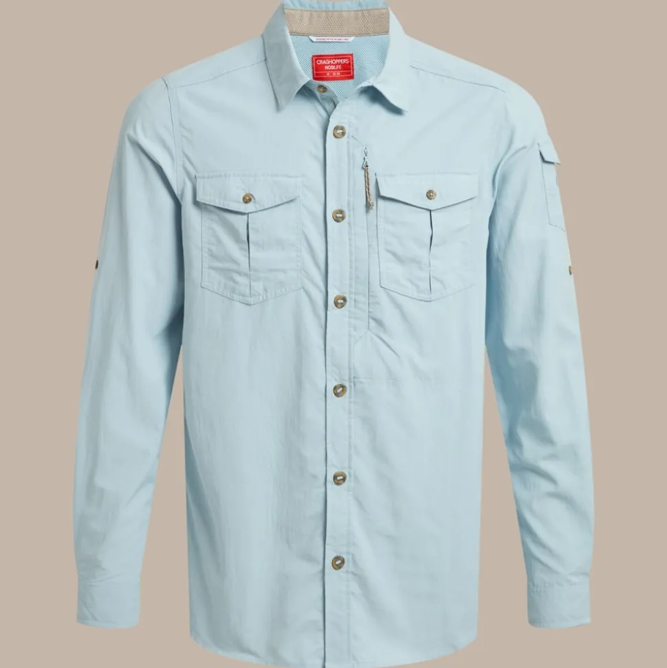 Men's NosiLife Adventure Long Sleeved Shirt III | Niagara Blue