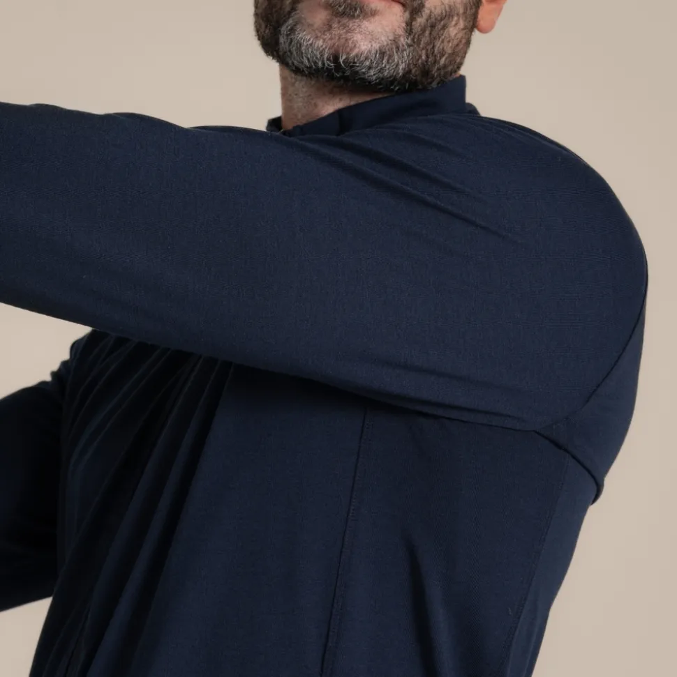 Men's NosiLife Copthorne Golf Full Zip Fleece | Blue Navy