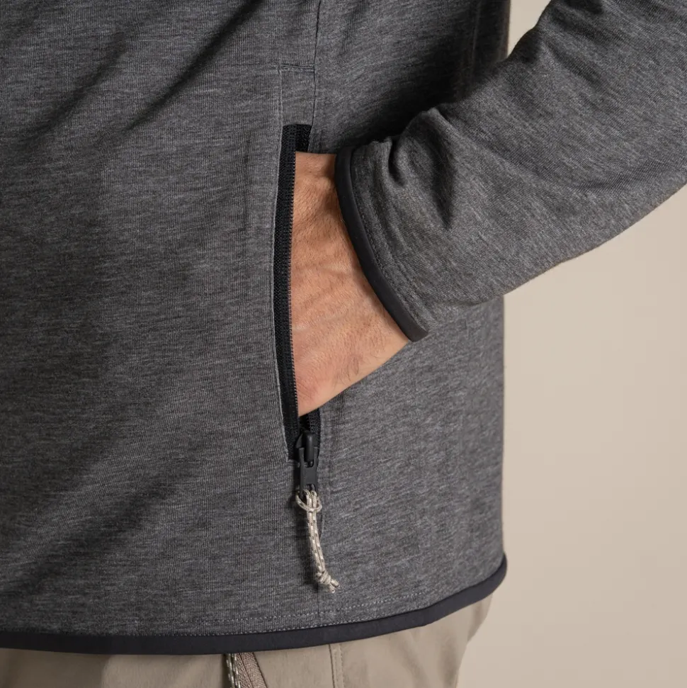 Men's NosiLife Deft Hooded Jacket | Black Pepper Marl