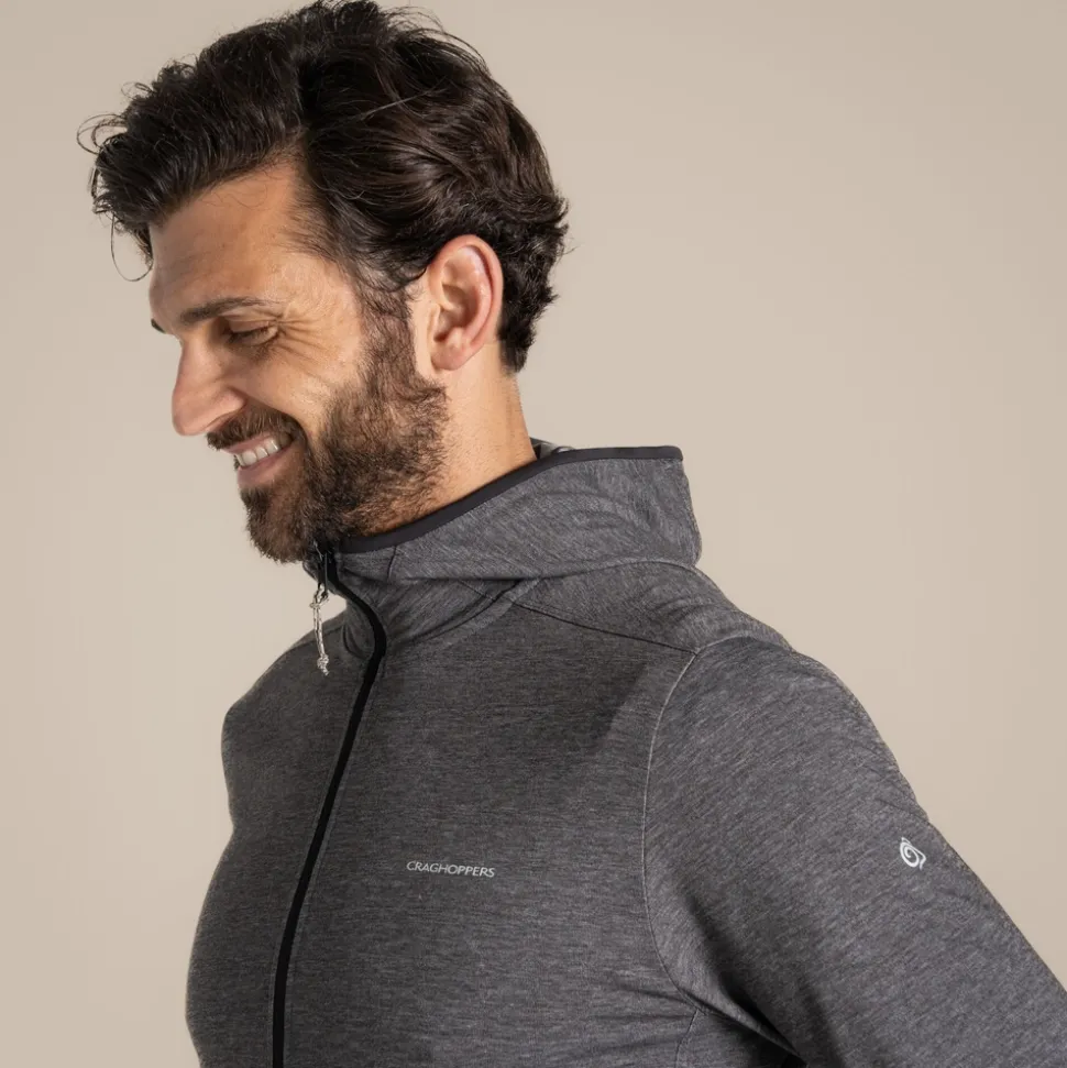 Men's NosiLife Deft Hooded Jacket | Black Pepper Marl