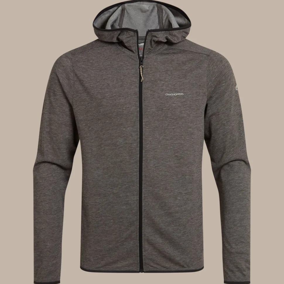 Men's NosiLife Deft Hooded Jacket | Black Pepper Marl
