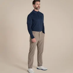 Men's NosiLife Golf Long Sleeved Mock Neck Top | Blue Navy