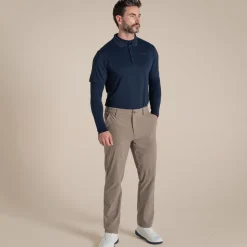 Men's NosiLife Golf Long Sleeved Mock Neck Top | Blue Navy