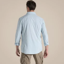 Men's NosiLife Nuoro Long Sleeved Shirt II | Niagara Blue