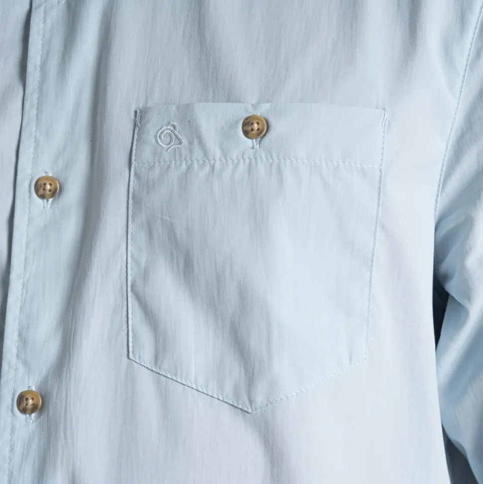 Men's NosiLife Nuoro Long Sleeved Shirt II | Niagara Blue