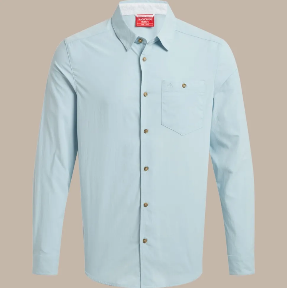 Men's NosiLife Nuoro Long Sleeved Shirt II | Niagara Blue