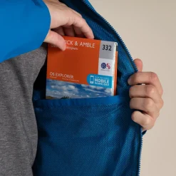 Men's Osuna Waterproof Jacket | Fresh Blue / Blue Stone