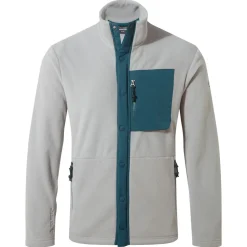 Men's Polartec Argo Full Zip Fleece | Soft Grey Marl