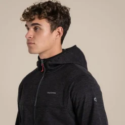 Men's Travos Full Zip Fleece | Black Pepper Marl