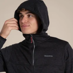 Men's Travos Full Zip Fleece | Black Pepper Marl