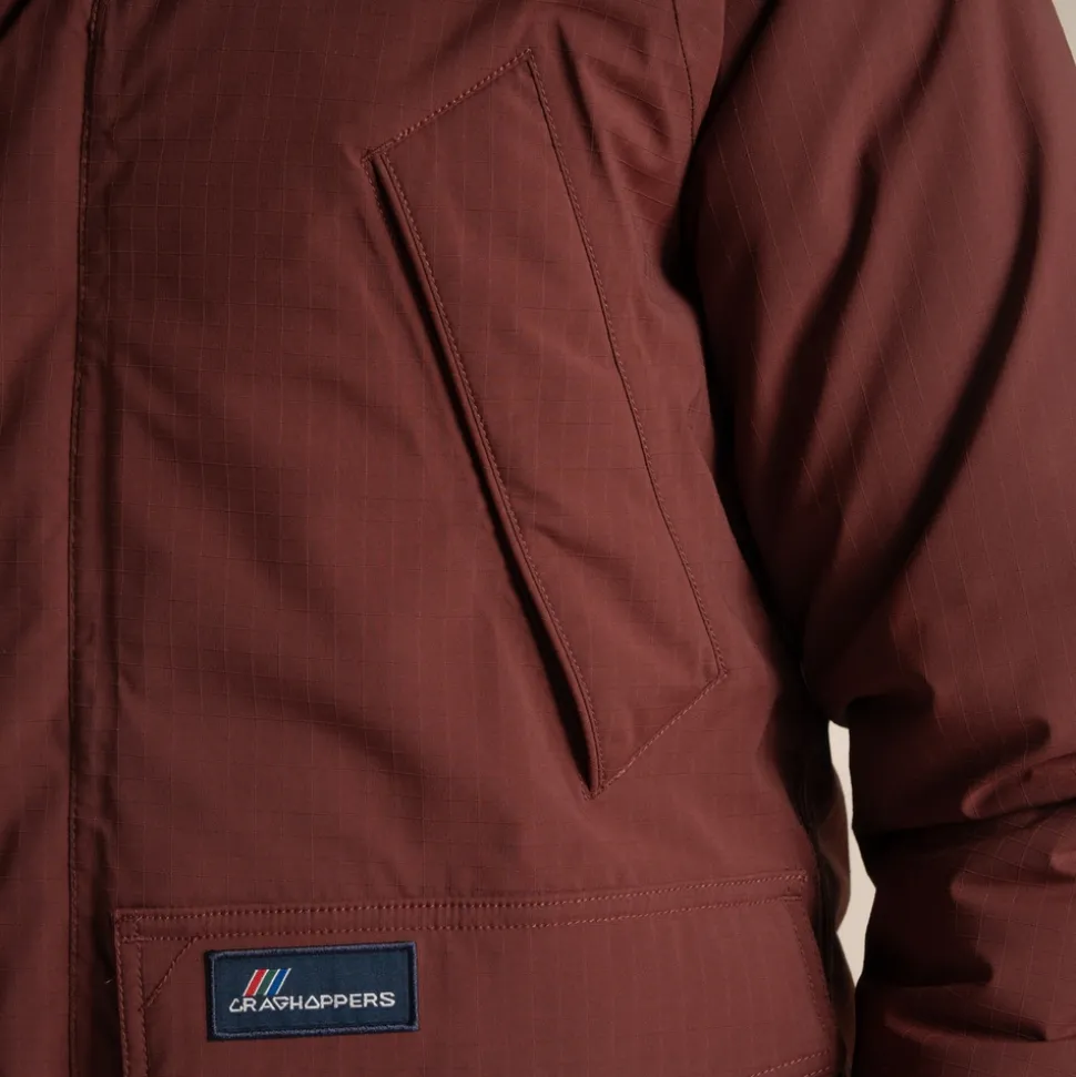 Mens's Budi Waterproof Jacket | Axinite Red