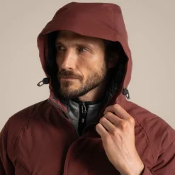 Mens's Budi Waterproof Jacket | Axinite Red