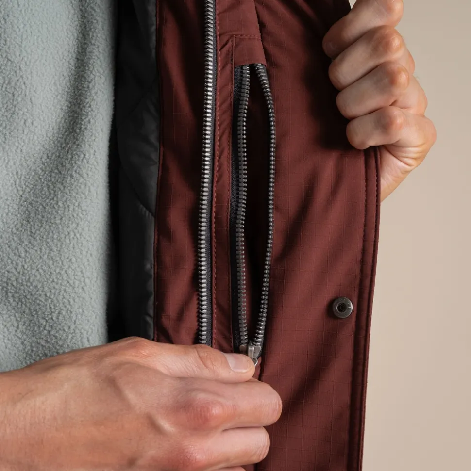 Mens's Budi Waterproof Jacket | Axinite Red