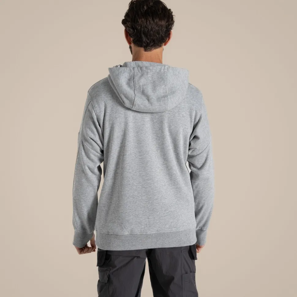 Oulston Workwear Hoodie | Soft Grey Marl