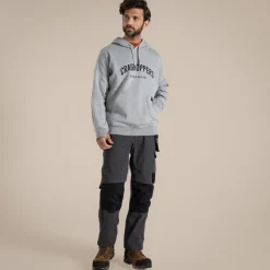 Oulston Workwear Hoodie | Soft Grey Marl