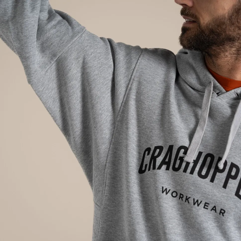Oulston Workwear Hoodie | Soft Grey Marl