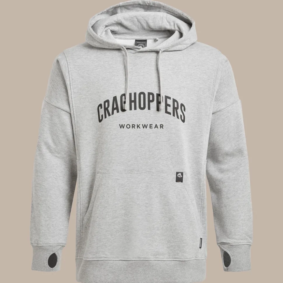 Oulston Workwear Hoodie | Soft Grey Marl
