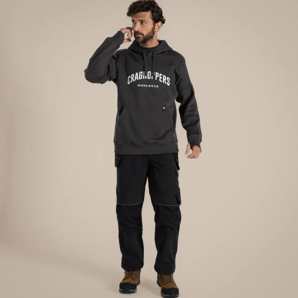 Oulston Workwear Hoodie | Carbon Grey