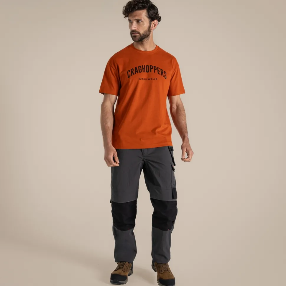 Sheffield Stretch Holster Workwear Trousers | Carbon Grey/ Black