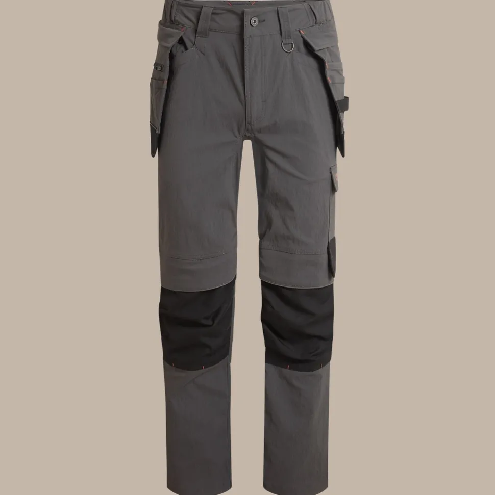Sheffield Stretch Holster Workwear Trousers | Carbon Grey/ Black