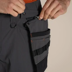Sheffield Stretch Holster Workwear Trousers | Carbon Grey/ Black