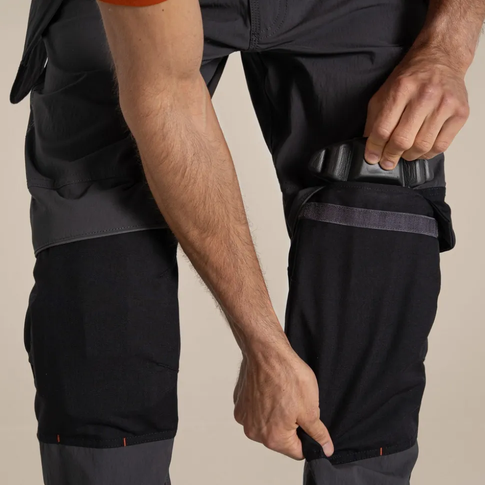 Sheffield Stretch Holster Workwear Trousers | Carbon Grey/ Black