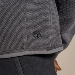 Unisex Expert Active Half Zip Fleece | Carbon Grey Marl