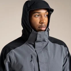 Unisex Expert Kiwi Pro Stretch Long Jacket | Carbon Grey / Black