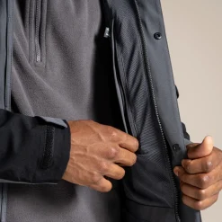 Unisex Expert Kiwi Pro Stretch Long Jacket | Carbon Grey / Black