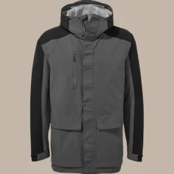 Unisex Expert Kiwi Pro Stretch Long Jacket | Carbon Grey / Black