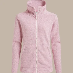 Women's Aio Full Zip Fleece | Dusky Hibiscus