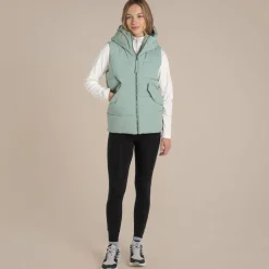Women's Andes Waterproof Hooded Vest | Pale Pistachio