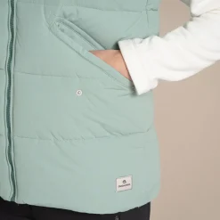 Women's Andes Waterproof Hooded Vest | Pale Pistachio