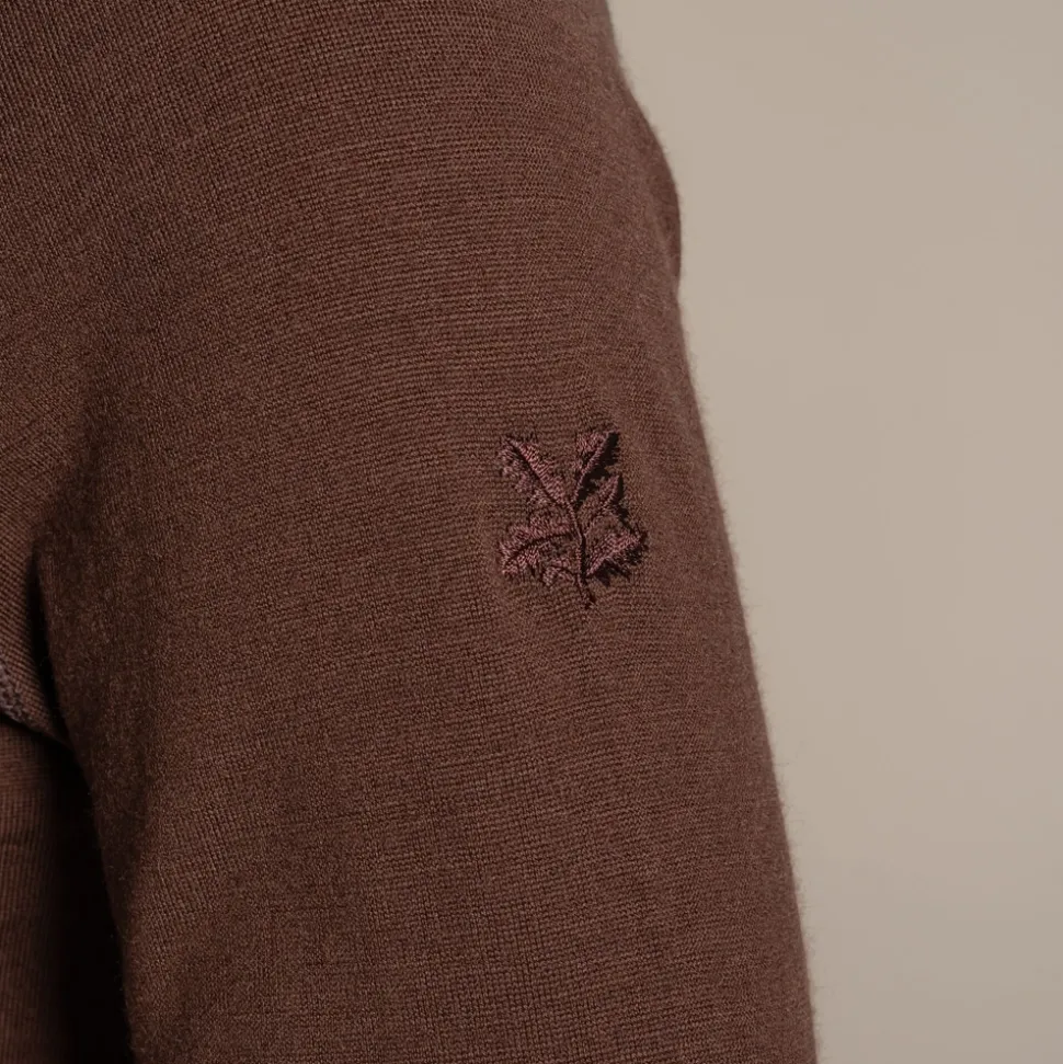 Women's Charadrion Merino Long Sleeved Top | Dark Truffle