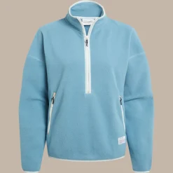 Women's CO2 Renu Half Zip Fleece | Light Denim