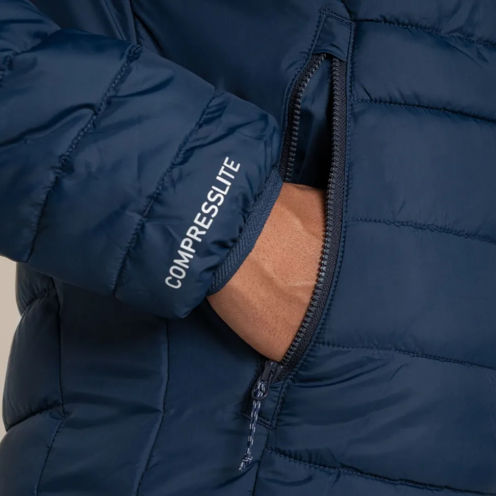 Women's Compresslite IX Hooded Insulating Jacket | Blue Navy