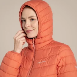 Women's Compresslite IX Hooded Insulating Jacket | Red Sandstone