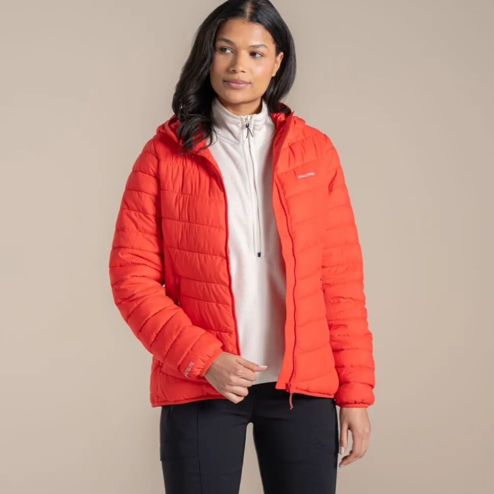 Women's Compresslite IX Hooded Insulating Jacket | Dawn Red