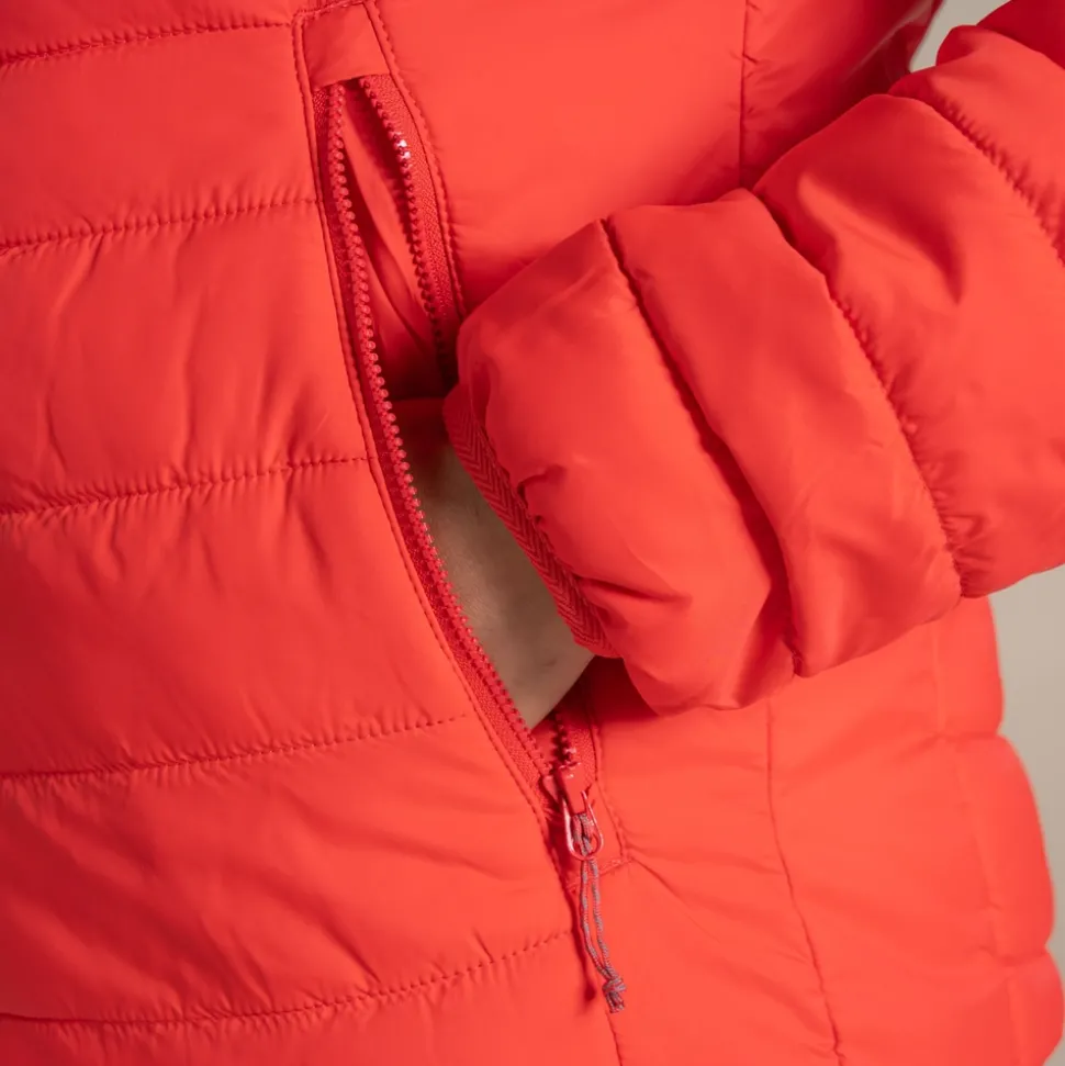 Women's Compresslite IX Hooded Insulating Jacket | Dawn Red