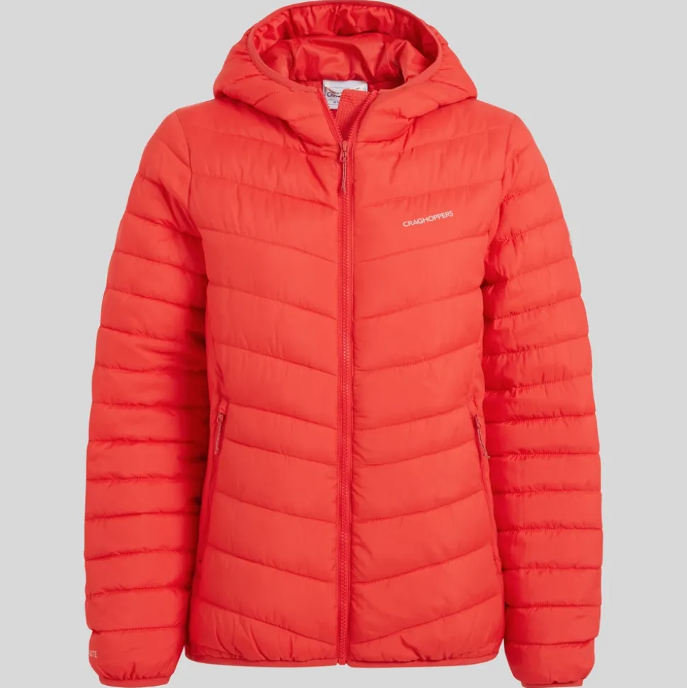 Women's Compresslite IX Hooded Insulating Jacket | Dawn Red